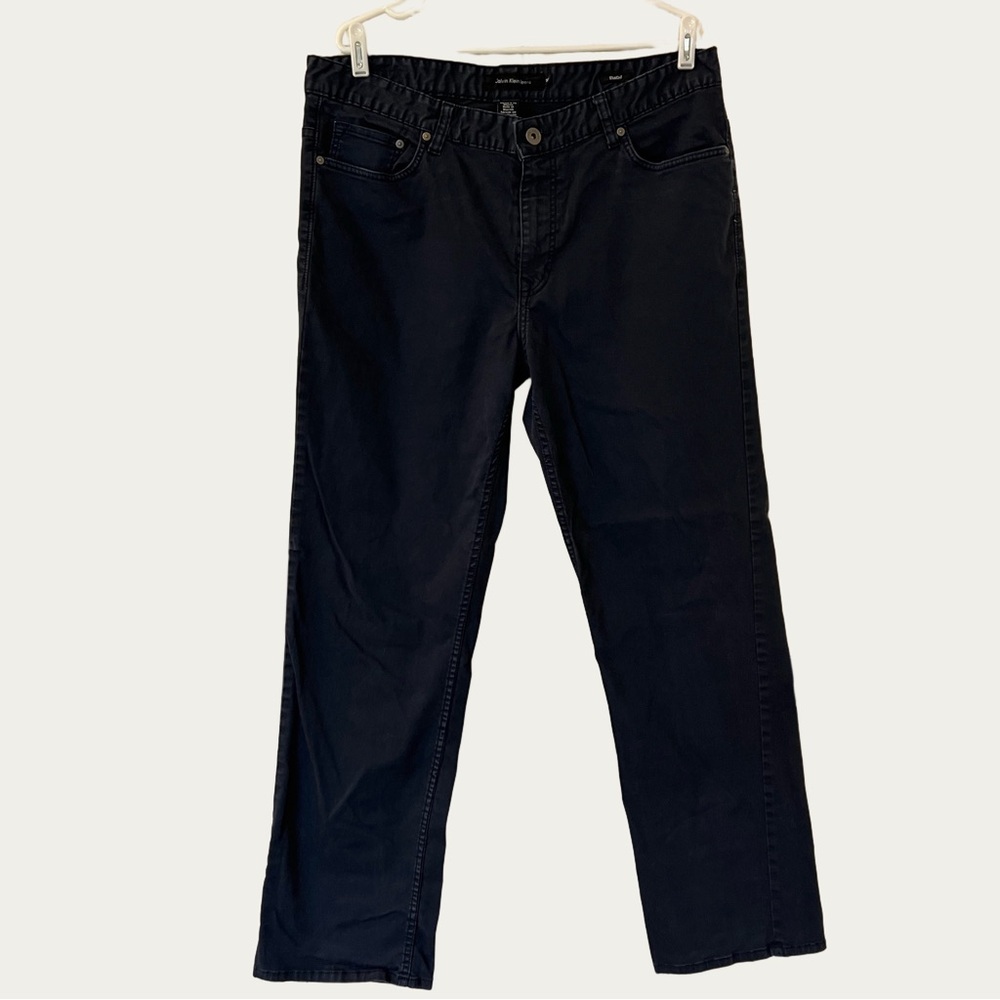 Calvin‎ Klein Jeans Men's Dark Blue Straight Jeans Size 36